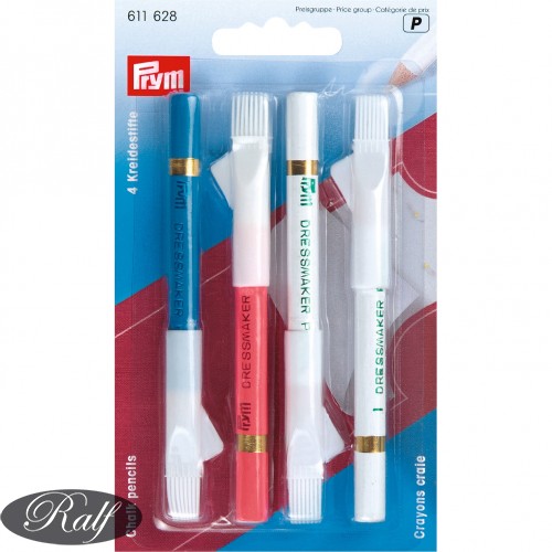 Set creioane de creta + perie culori asortate - 611628